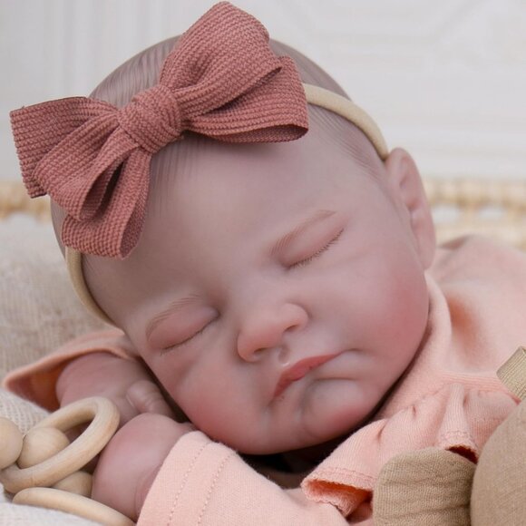 20 Inch Reborn Baby Doll Girl Realistic Lifelike Newborn Toy for Kids Age 3+ - Picture 8 of 9